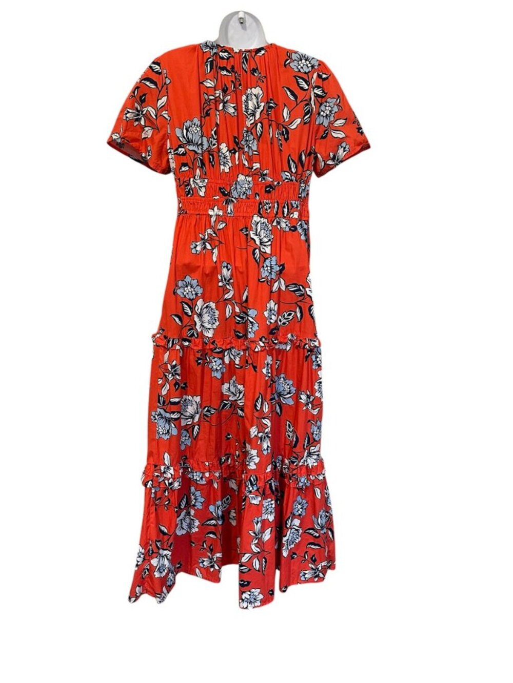 Sugarlips Floral Palmer Cotton Poplin Tiered Maxi Dress Medium. - Picture 5 of 5